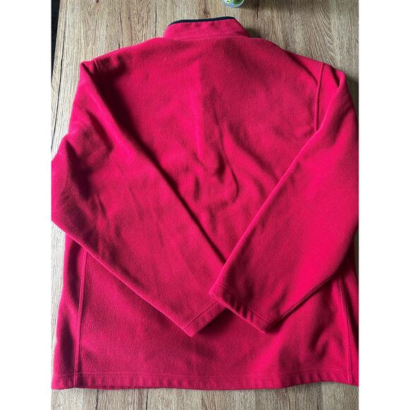 Old Navy Vtg Red Fleece Sweatshirt Size XLarge - Picture 7 of 7